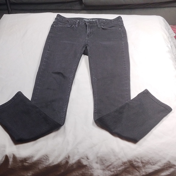 Calvin Klein Jeans women's black denim ultimate skinny jeans size 4x30 - Picture 1 of 15